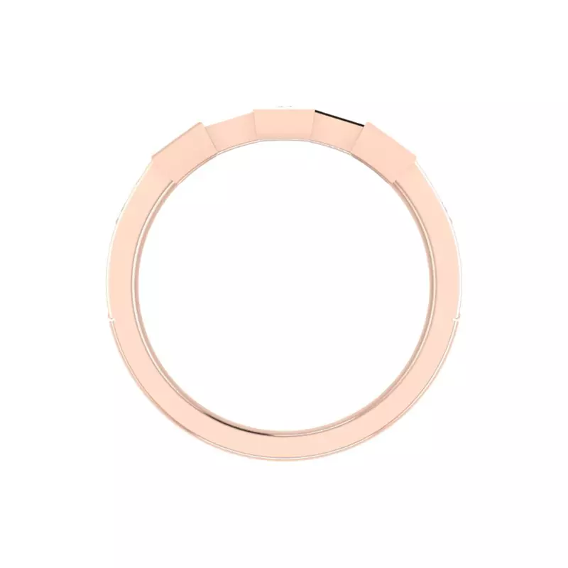 14K Rose Gold Everlee Pave Band