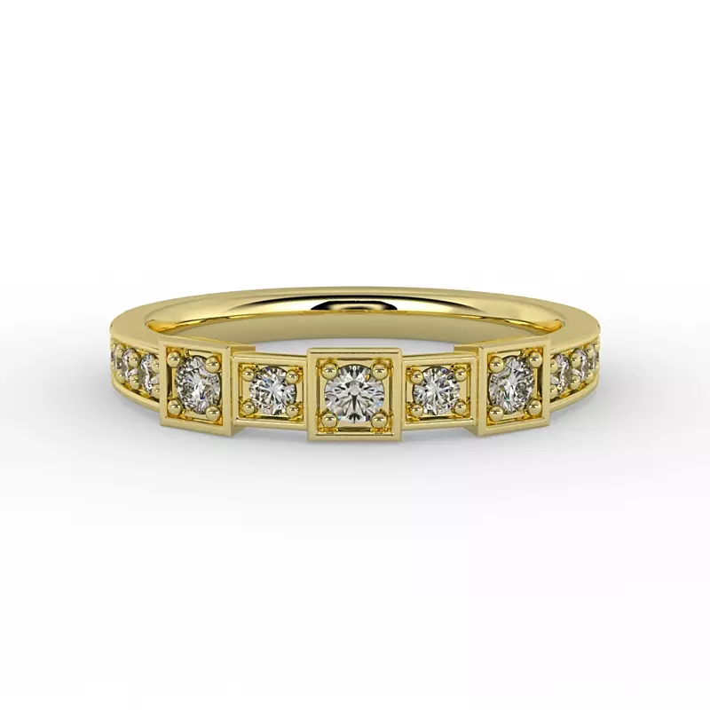14K Yellow Gold Everlee Pave Band