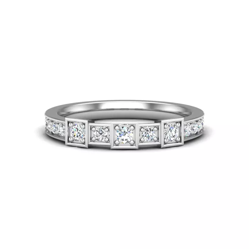 Platinum Everlee Pave Band