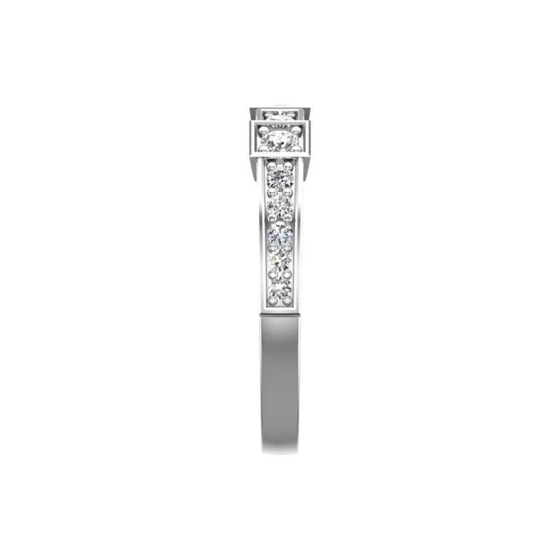 Platinum Everlee Pave Band