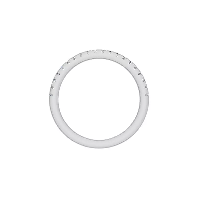 18K White Gold Maya Pave Band
