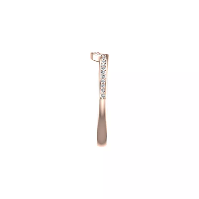 14K Rose Gold Jazlyn Pave Band