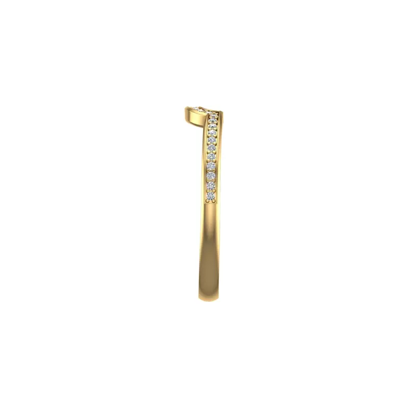 14K Yellow Gold Jazlyn Pave Band