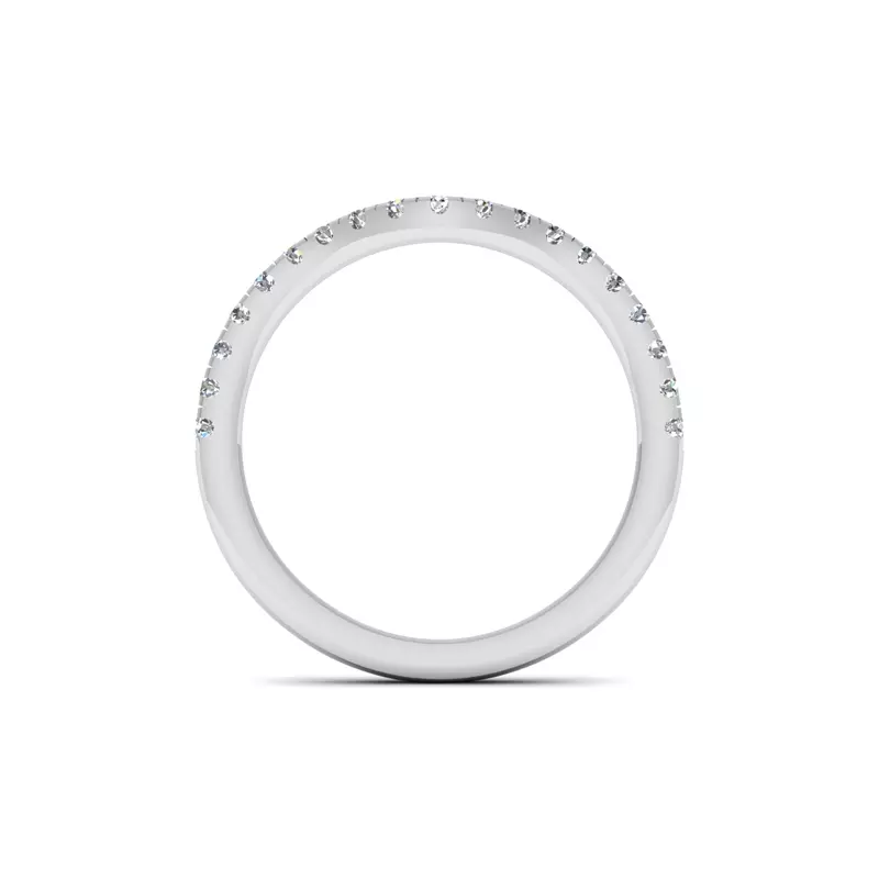 14K White Gold Lorelei Pave Band