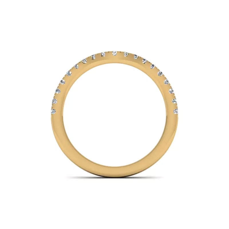 14K Yellow Gold Lorelei Pave Band
