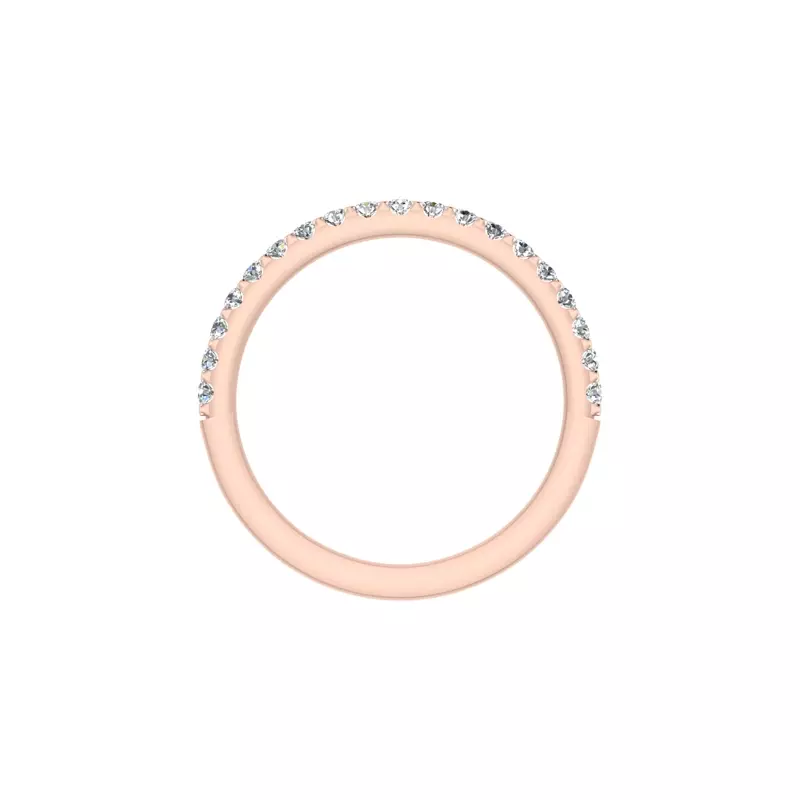 14K Rose Gold Rosie Pave Band