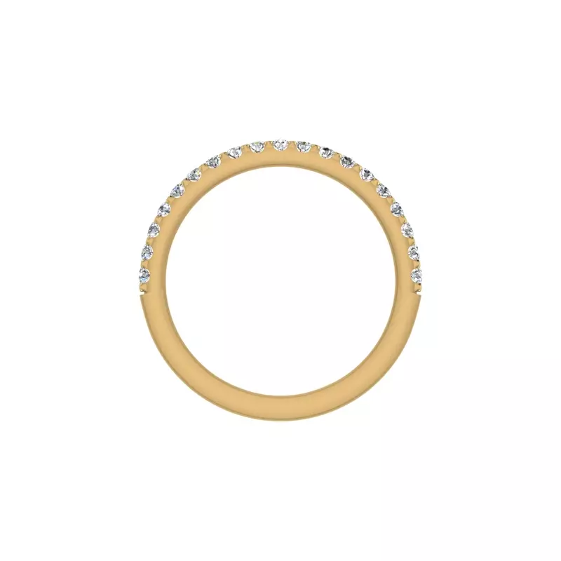 14K Yellow Gold Rosie Pave Band