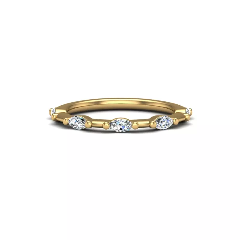 Navy Pave Band