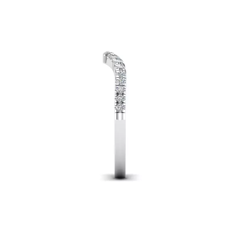 Platinum Kamryn Pave Band