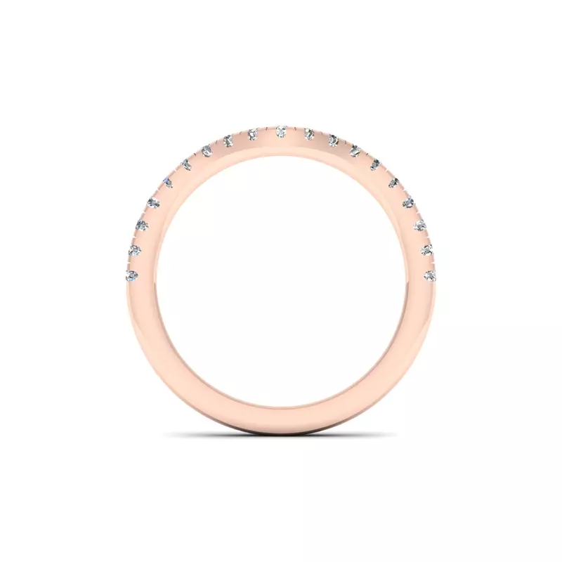 14K Rose Gold Marlee Pave Band