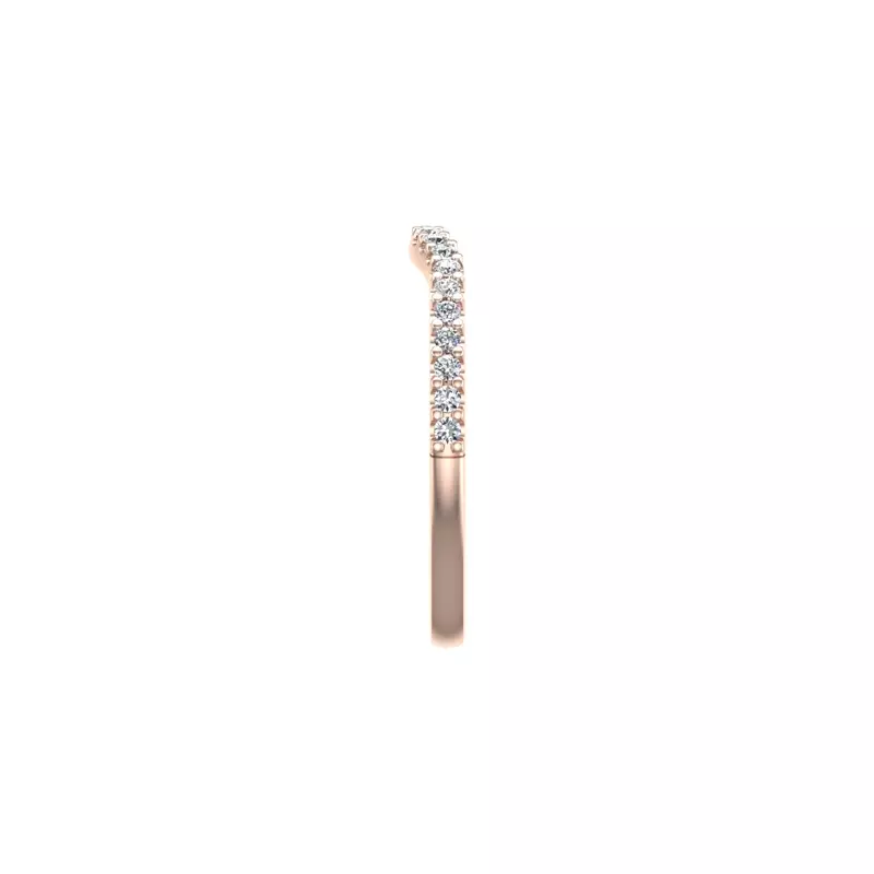 14K Rose Gold Sarai Pave Band