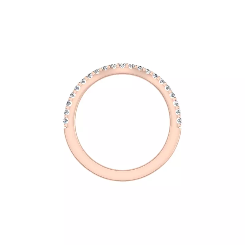14K Rose Gold Sarai Pave Band