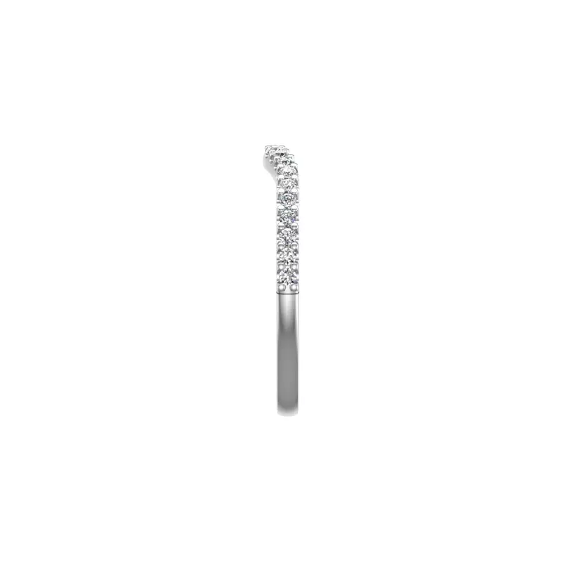 14K White Gold Sarai Pave Band