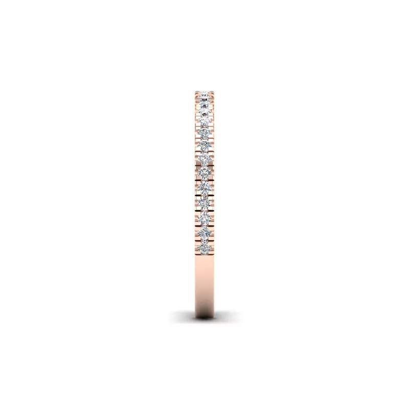 14K Rose Gold Hattie Pave Band