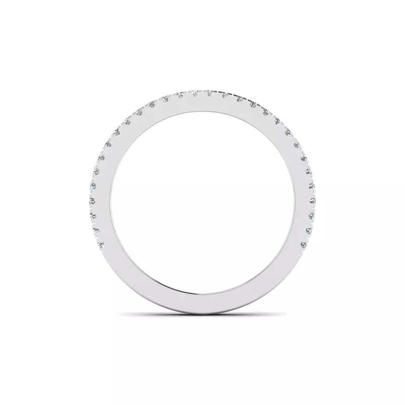18K White Gold Hattie Pave Band