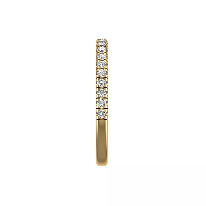 14K Yellow Gold Nadia Pave Band