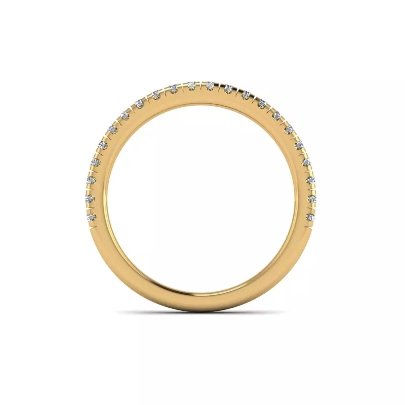 14K Yellow Gold Nadia Pave Band
