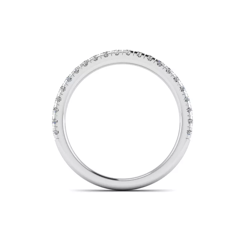Platinum Nadia Pave Band