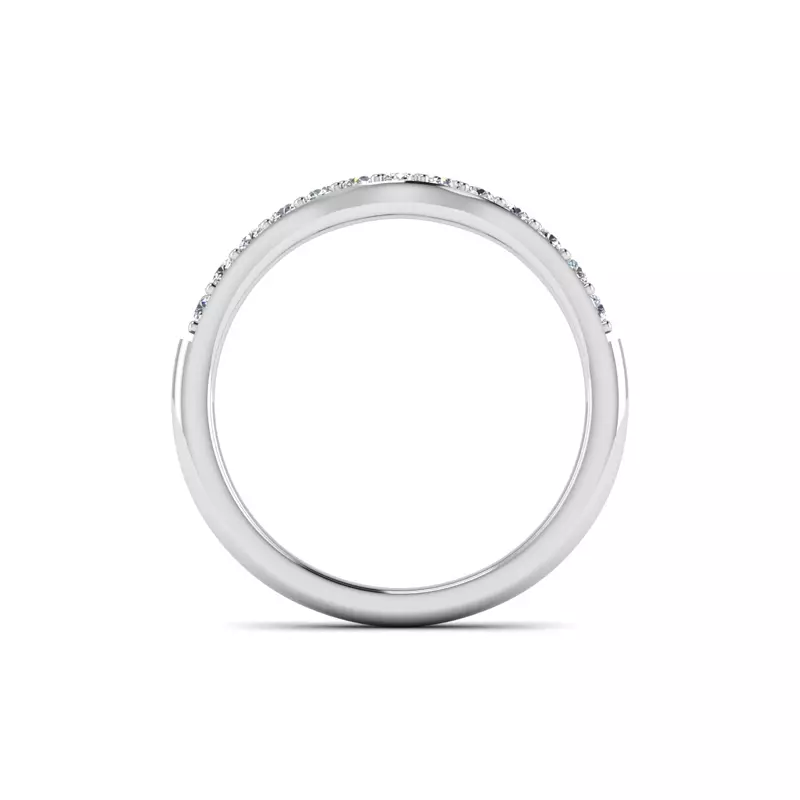 18K White Gold Felicity Pave Band