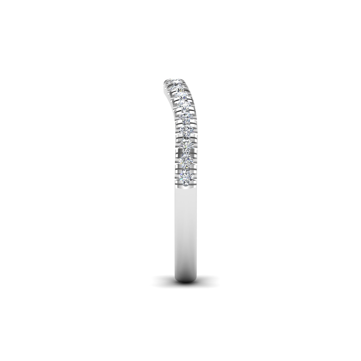18K White Gold Alora Pave Band
