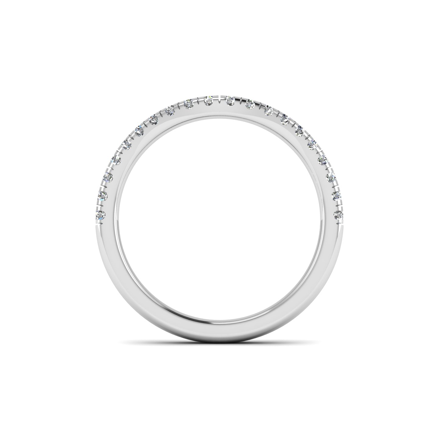 18K White Gold Alora Pave Band