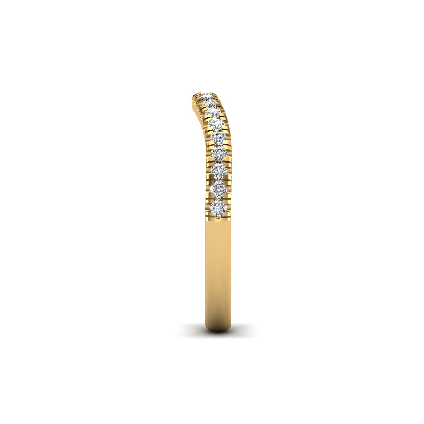 18K Yellow Gold Alora Pave Band