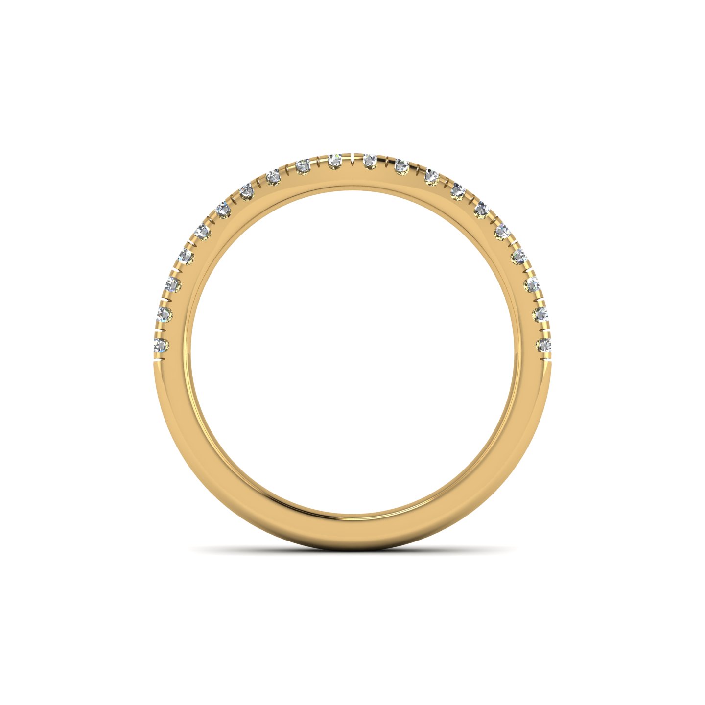 18K Yellow Gold Alora Pave Band