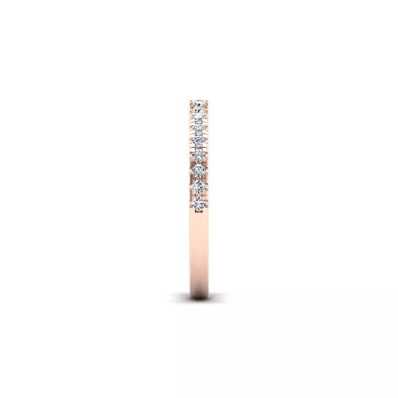 14K Rose Gold Matilda Pave Band