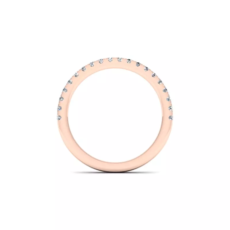 14K Rose Gold Matilda Pave Band