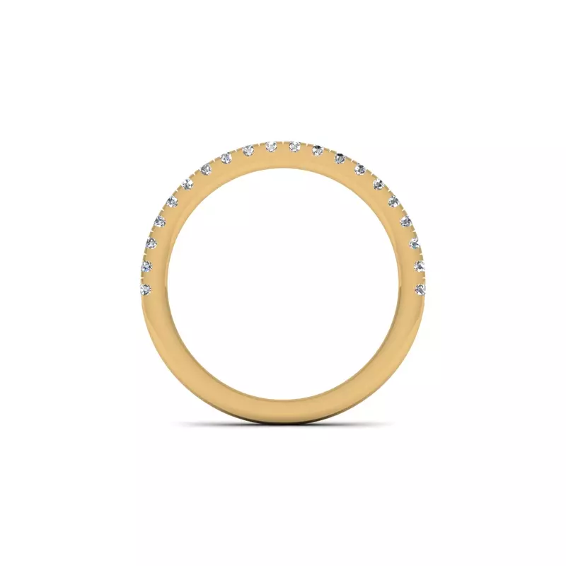 14K Yellow Gold Matilda Pave Band