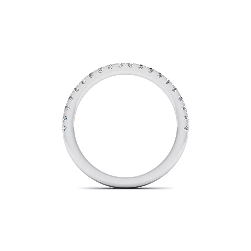 Platinum Matilda Pave Band