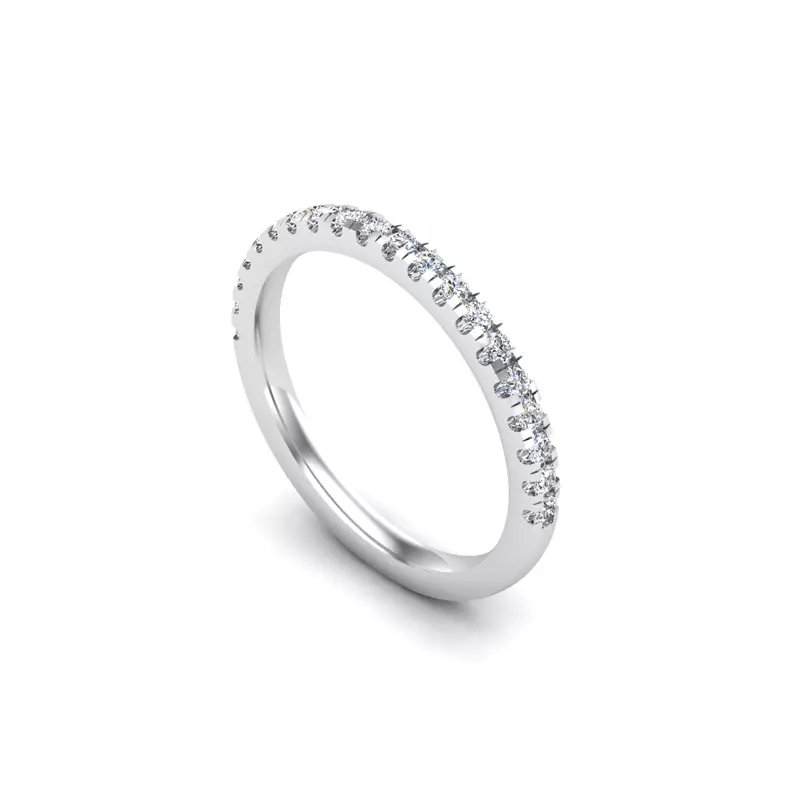 Platinum Matilda Pave Band