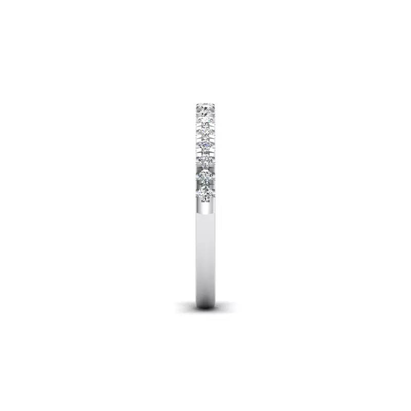18K White Gold Sylvia Pave Band