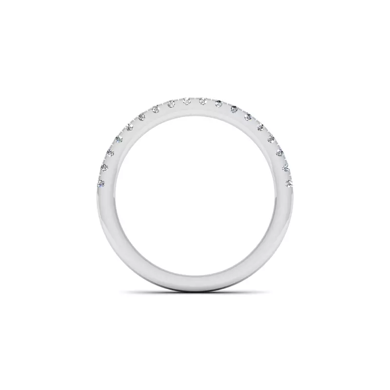 18K White Gold Sylvia Pave Band
