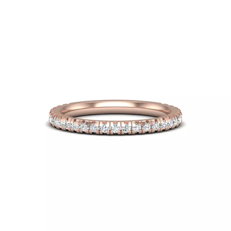 14K Rose Gold Alison Pave Band