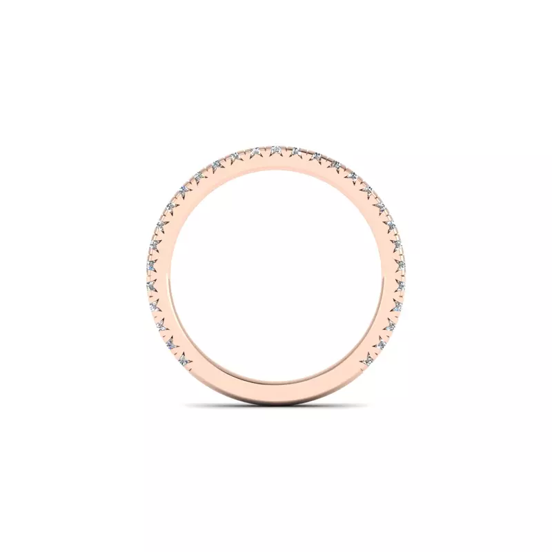 14K Rose Gold Alison Pave Band