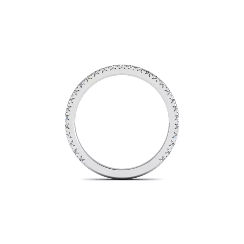14K White Gold Alison Pave Band