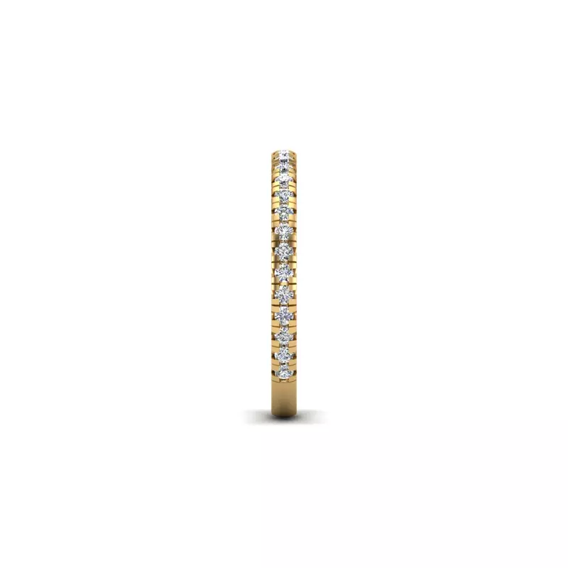 14K Yellow Gold Alison Pave Band