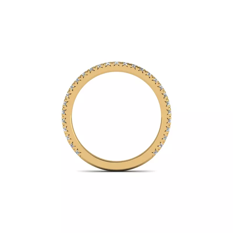 14K Yellow Gold Alison Pave Band