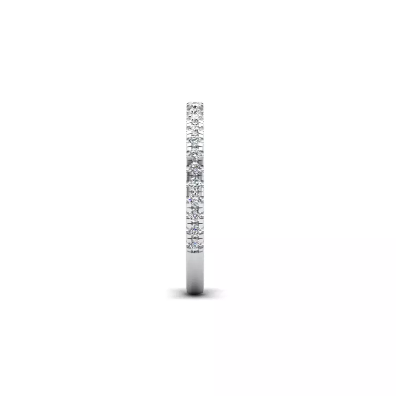 14K White Gold Cassidy Pave Band