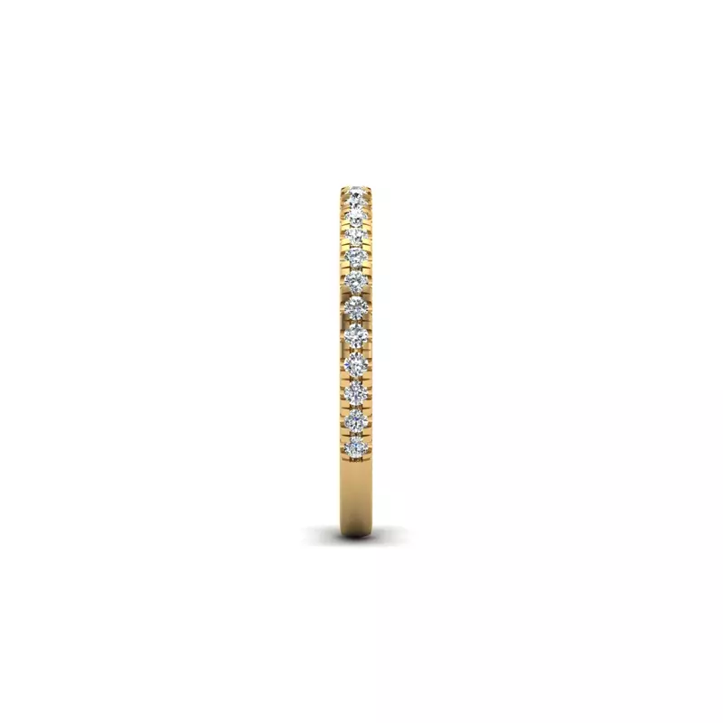 14K Yellow Gold Cassidy Pave Band