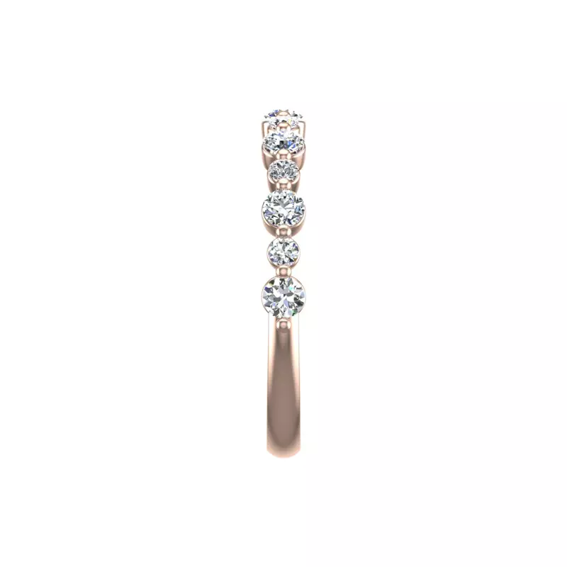14K Rose Gold Sarah Diamond Band