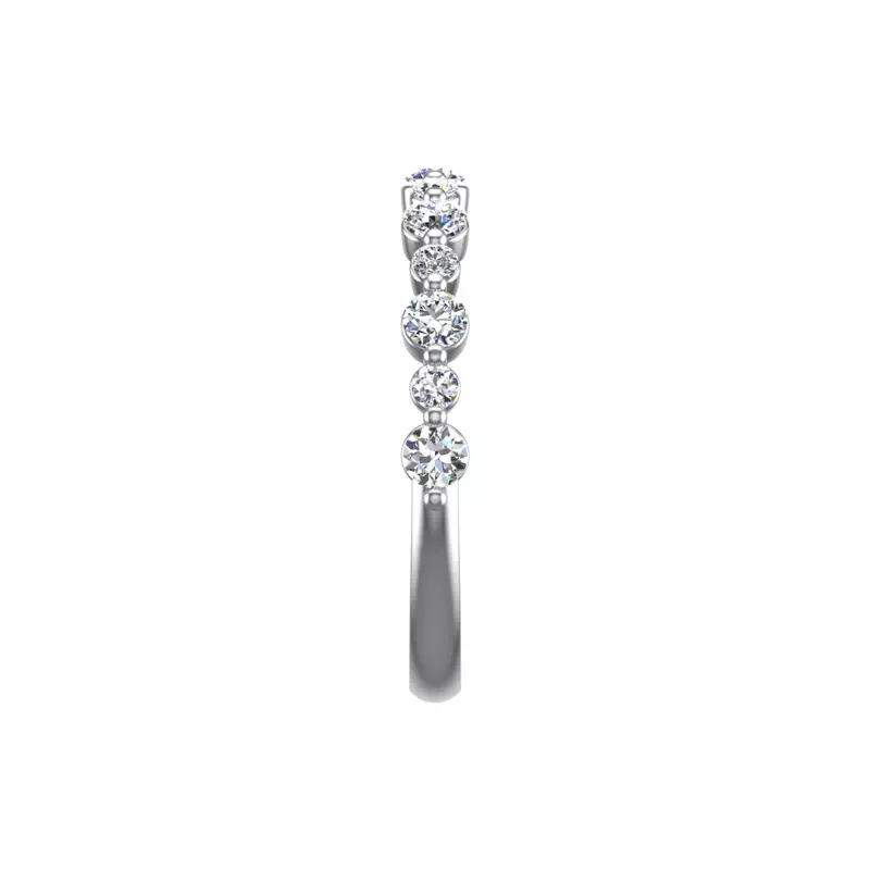14K White Gold Sarah Diamond Band