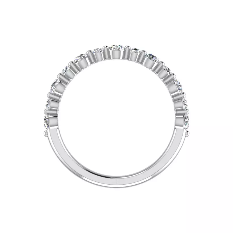14K White Gold Sarah Diamond Band