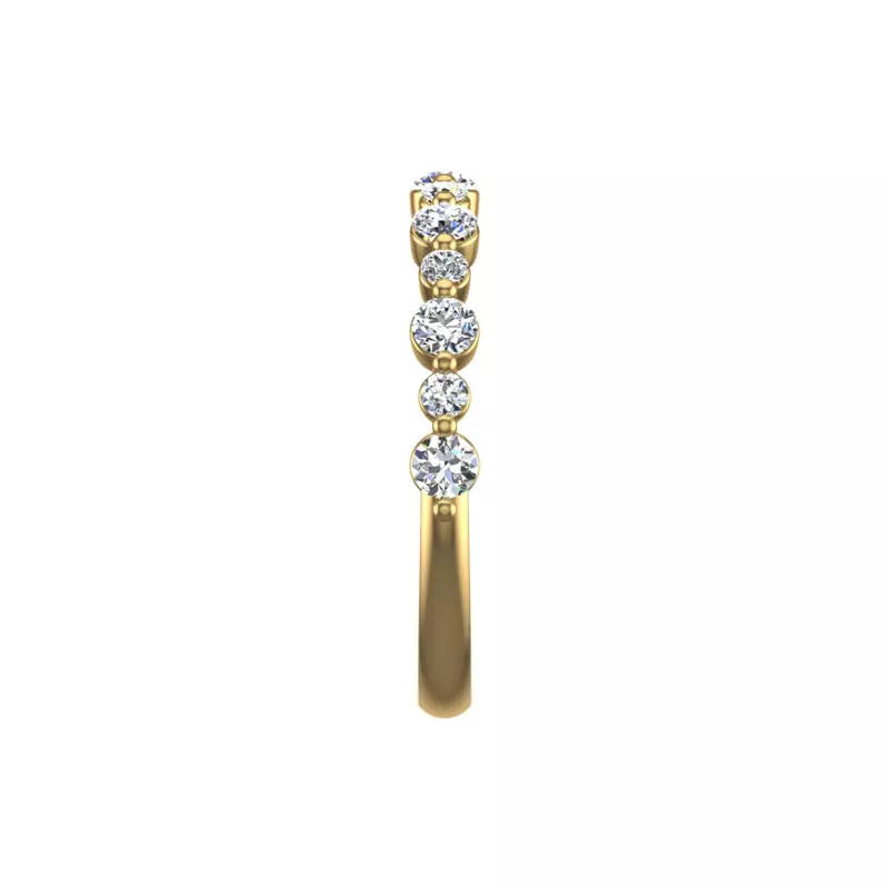 14K Yellow Gold Sarah Diamond Band