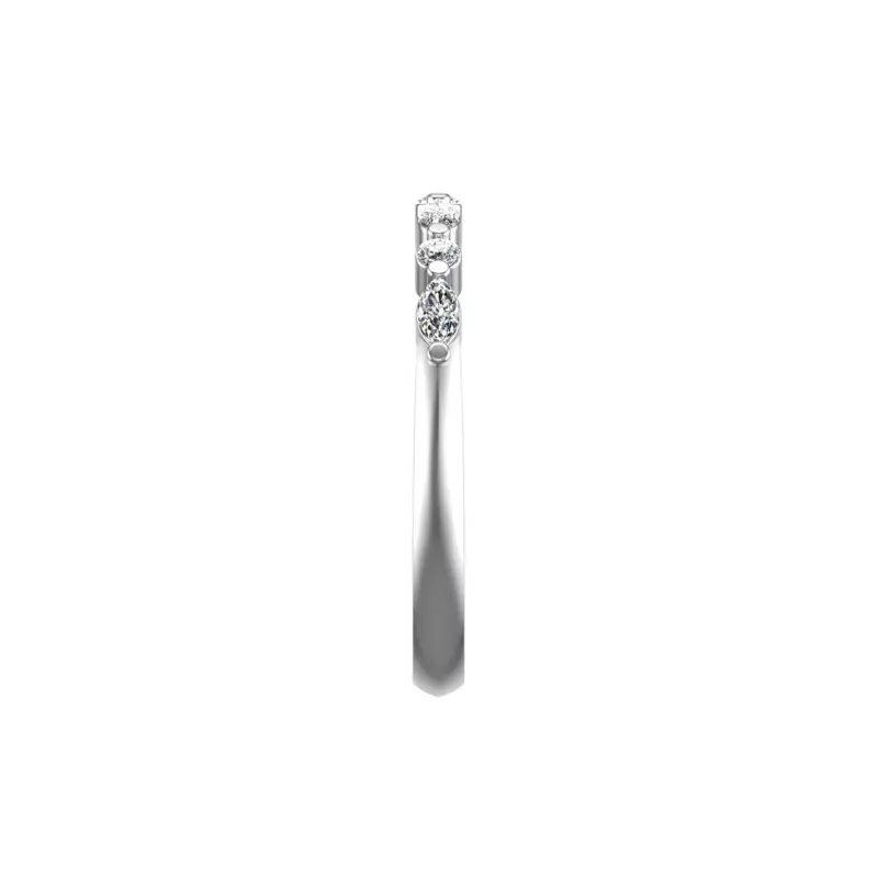 Platinum Autumn Pave Band