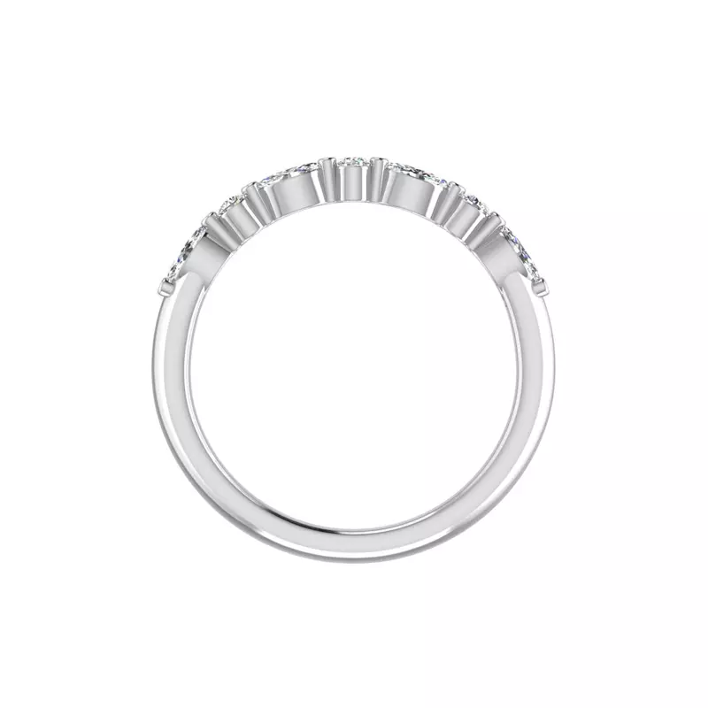 Platinum Autumn Pave Band