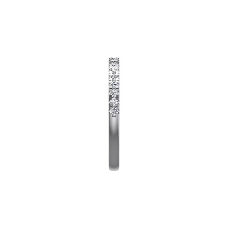 Platinum Quinn Pave Band