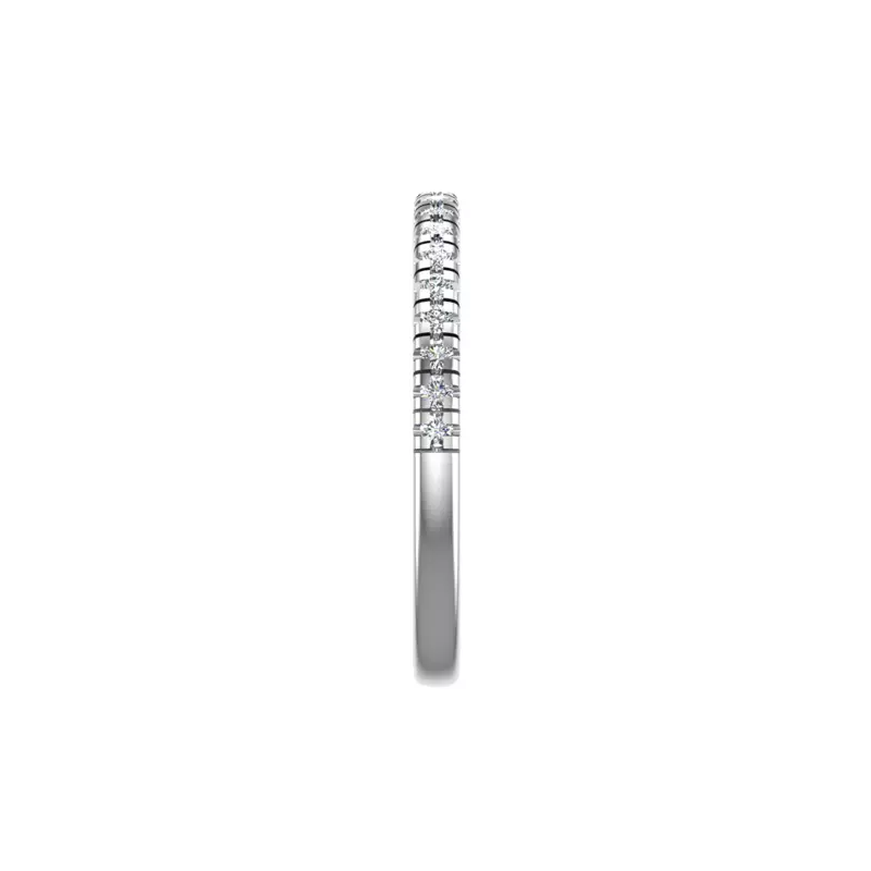 14K White Gold Eva Pave Band
