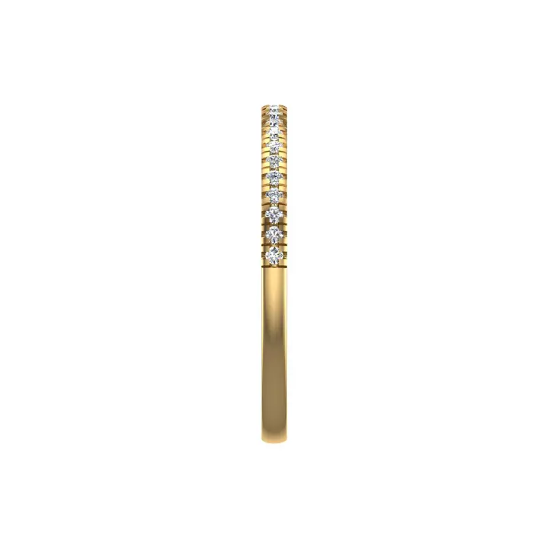 14K Yellow Gold Piper Pave Band